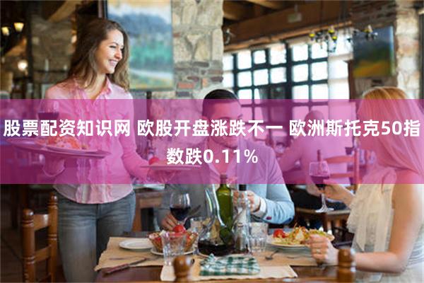 股票配资知识网 欧股开盘涨跌不一 欧洲斯托克50指数跌0.11%