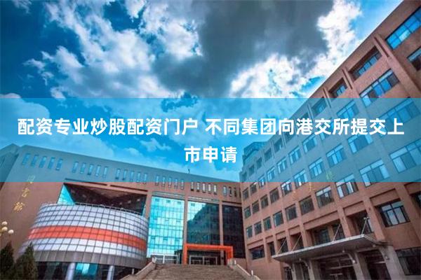 配资专业炒股配资门户 不同集团向港交所提交上市申请