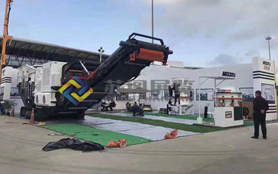 上海蘇閣展覽---工程機械展臺案例賞析